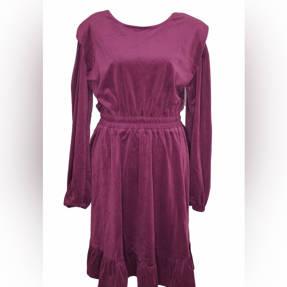 Molly Bracken Fuchsia Long Sleeve Dress